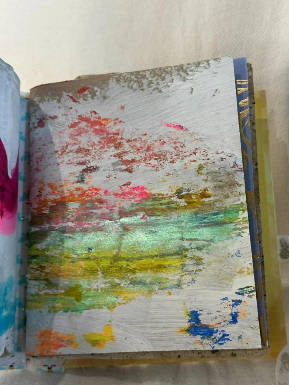 Junk Journal OOAK  Scrapbooking Writing Etc Upcycled Book Inner Child Creativity